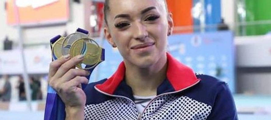 Larisa Iordache, aur la Gimnastică artistică