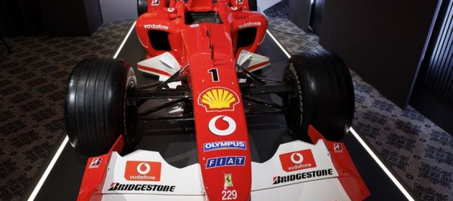 Ferrari-ul lui Michael Schumacher, vândut la licitație